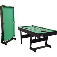 Hustle XL faltbarer Billardtisch Schwarz/grün von Cougar