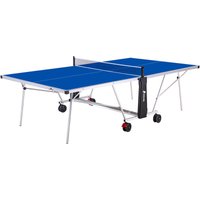 Tischtennisplatte Deluxe 2800 klappbar in Blau Indoor & Outdoor klappbarer Tischtennistisch mit verstellbaren Beinen und Netz Ping Pong Tisch für von Cougar