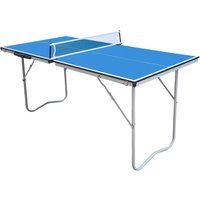 Cougar - Tischtennisplatte Mini 1500 Basic Klappbar in Blau Indoor klappbarer & tragbarer Tischtennistisch Ping Pong Tisch für Kinder & Erwachsene von Cougar
