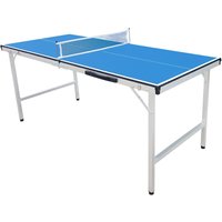 Cougar - Tischtennisplatte Mini 1500 Klappbar in Blau Indoor klappbarer & tragbarer Tischtennistisch Ping Pong Tisch für Kinder & Erwachsene 150 x 67 von Cougar