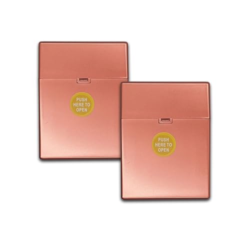 2x Zigarettenbox XL | für 30 Zigaretten | Zigarettenetui Big Box Zigarettendose ClicBoxx (Rot XL (2er Pack)) von Coumo