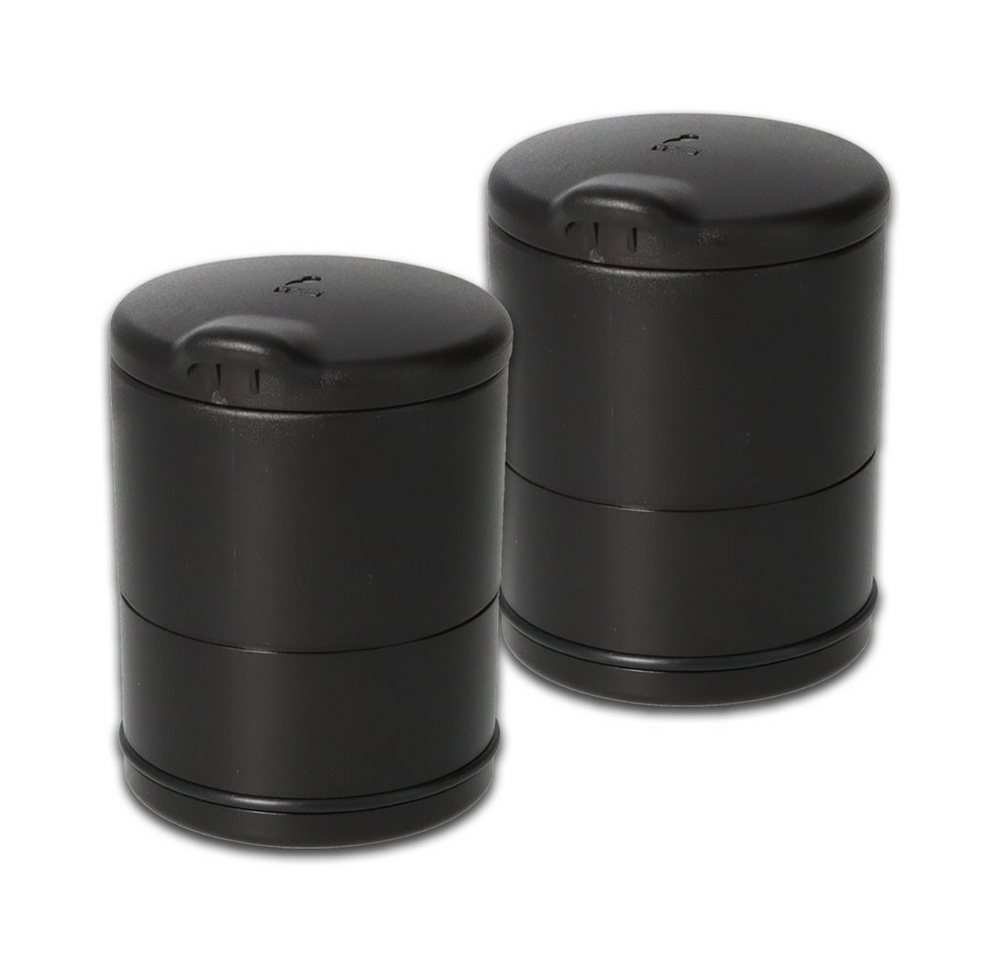 Coumo Aschenbecher 2x Autoaschenbecher Outdoor KFZ Auto Ascher Getränkehalter Schwarz Coumo Aschenbecher 2x Autoaschenbecher Outdoor KFZ Auto Ascher Getränkehalter Schwarz von Coumo