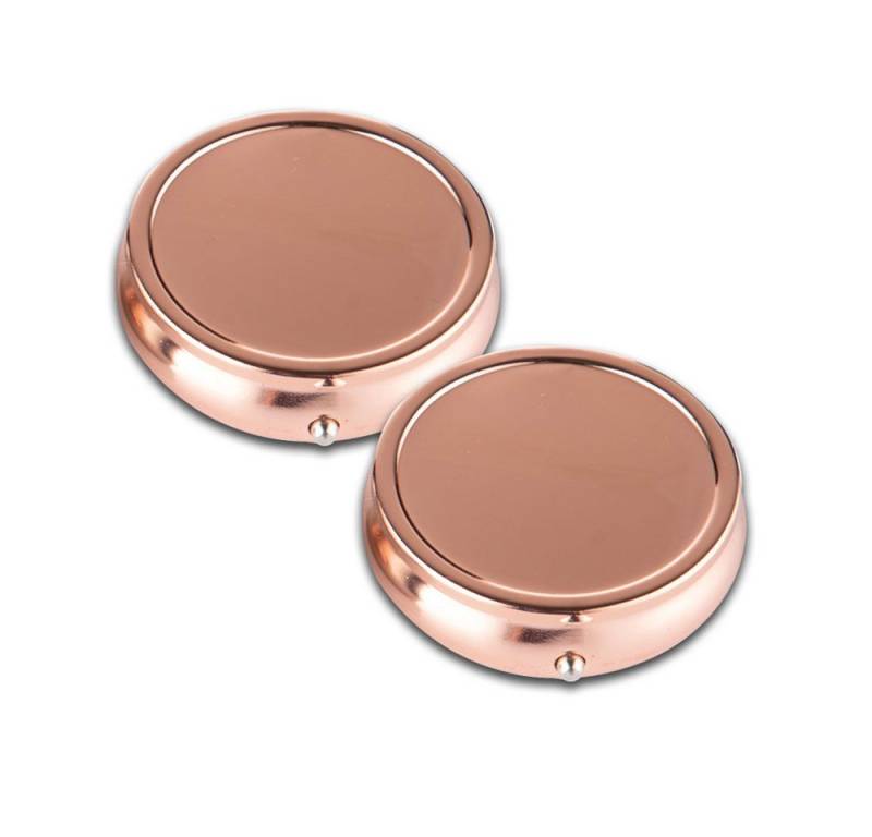 Coumo Aschenbecher 2x Taschenaschenbecher, Metall, Mini Ascher, Reise Handtasche von Coumo