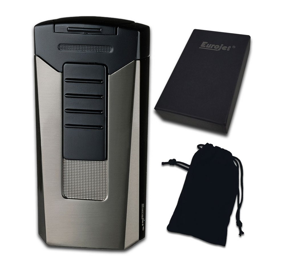 Coumo Feuerzeug Design Feuerzeug, 2-Fach Jet Flame Race Key Design, Zigarrenfeuerzeug, 2 Fach Turbo Jet Flamme, Geschenkverpackung von Coumo