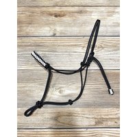 Benutzerdefinierte 2 Knoten Geflochtenes Nasenband-Seilhalfter, Benutzerdefinierte Pferdehalfter, Nasenbandhalfter, Yachtseilhalfter, Klinikerhalfter von CounterCanterDesigns