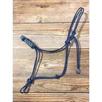 Benutzerdefinierte 4 Knoten Geflochtenes Nasenband Seilhalfter, Custom Pferdehalfter, Yacht Chirurgenhalfter von CounterCanterDesigns