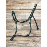 Sidepull Seilhalfter Nach Wunsch, Bitless Zaumzeug, Pferdehalfter Knotenhalfter, Yacht Seilhalfter, Pferdehalfter, Sidepull, Reithalfter von CounterCanterDesigns
