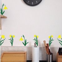 Osterblumen Wandtattoo, 10Er Set, Osterhasen, Ostern von CountryCrafts14