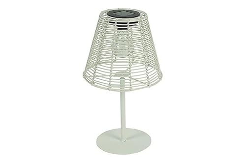 Countryfield Solar-Tischleuchte Hira - Weiß - 33 cm von Countryfield