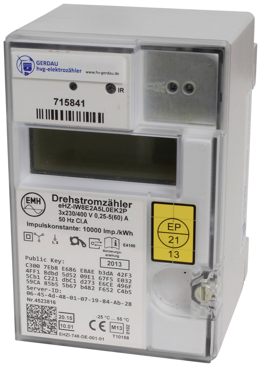 Counttec Drehstromzähler Refurbished Gut Digital 1 St Stromzähler Zähler Strom B-Ware Counttec Drehstromzähler Refurbished Gut Digital 1 St Stromzähler Zähler Strom B-Ware von Counttec