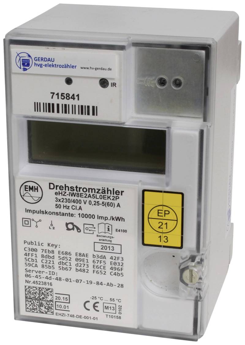 Counttec Drehstromzähler Refurbished Gut Digital 1 St Stromzähler Zähler Strom  B-Ware von Counttec