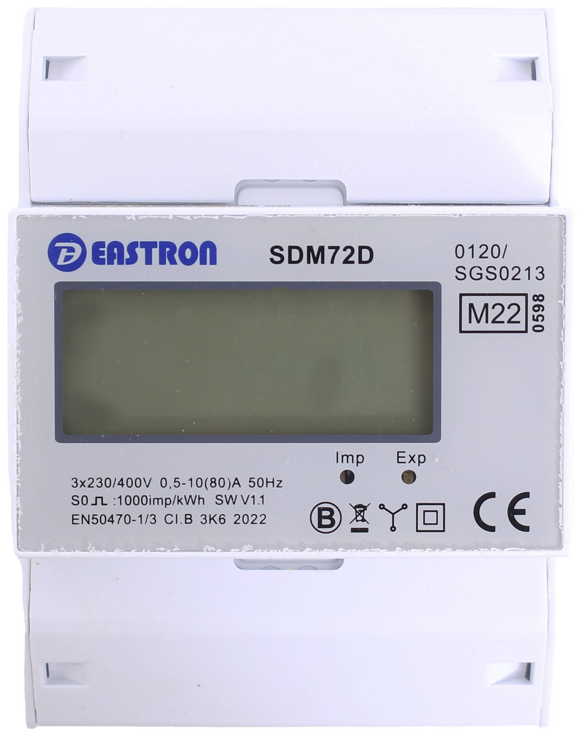 Counttec Sdm72 D Drehstromzähler Digital 80 A Mid Konform 1 St. Stromzähler Strom B-Ware Counttec Sdm72 D Drehstromzähler Digital 80 A Mid Konform 1 St. Stromzähler Strom B-Ware von Counttec