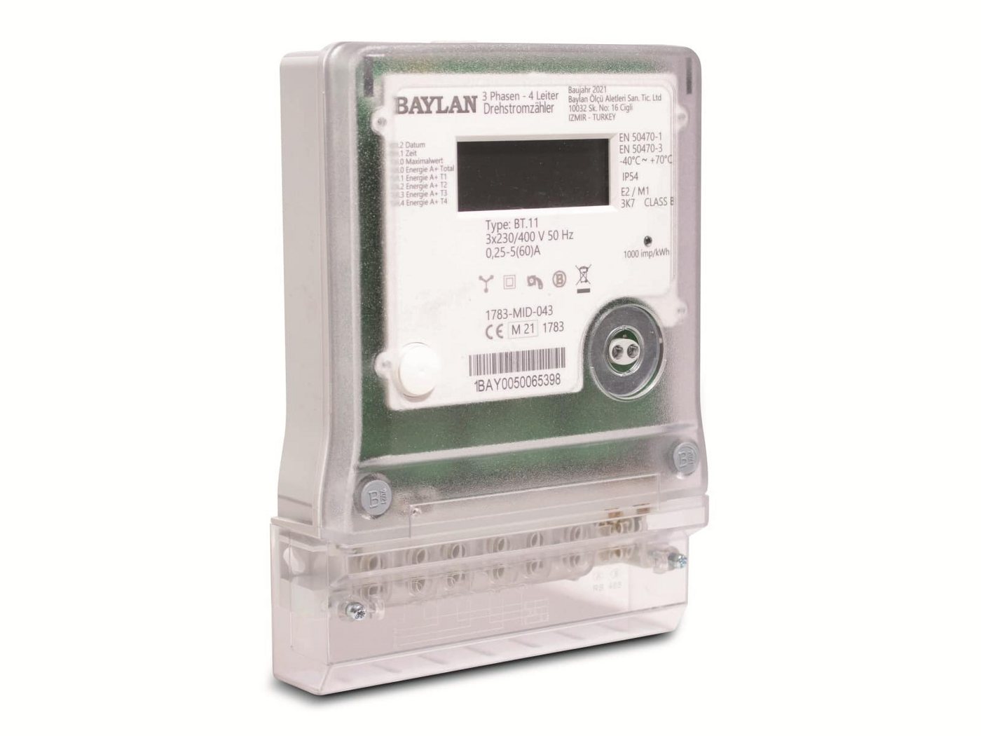 Counttec Verteilerbox COUNTTEC Drehstromzähler BT11 MID, geeicht Counttec Verteilerbox COUNTTEC Drehstromzähler BT11 MID, geeicht von Counttec