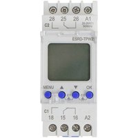Counttec Zeitschaltuhr für Hutschiene ESRD-TPD2 2 Wechsler 16A 250 V/AC Multifunktional, Wochenprog von Counttec