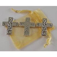 3Er Set Grace Cross Inspiration Coins Mit Organza Beutel 3Er Set Grace Cross Inspiration Coins Mit Organza Beutel von CourageInStone