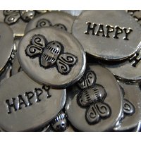 Bee Happy Inspiration Münzen - Set Von 10 von CourageInStone