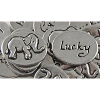 Elefant Glück Inspiration Münzen - Set Von 10 Elefant Glück Inspiration Münzen - Set Von 10 von CourageInStone