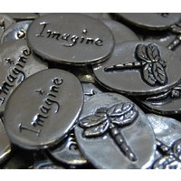 Libelle Stellen Sie Sich Vor, Inspiration Münzen - 10Er Set Libelle Stellen Sie Sich Vor, Inspiration Münzen - 10Er Set von CourageInStone