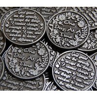 One Day At A Time/Serenity Gebets-Taschentoken - Set Von 10 von CourageInStone