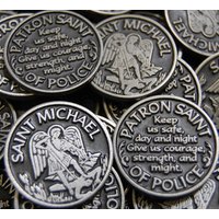 st. Michael Schutzpatron Der Polizei Taschentoken - Set Von 10 von CourageInStone