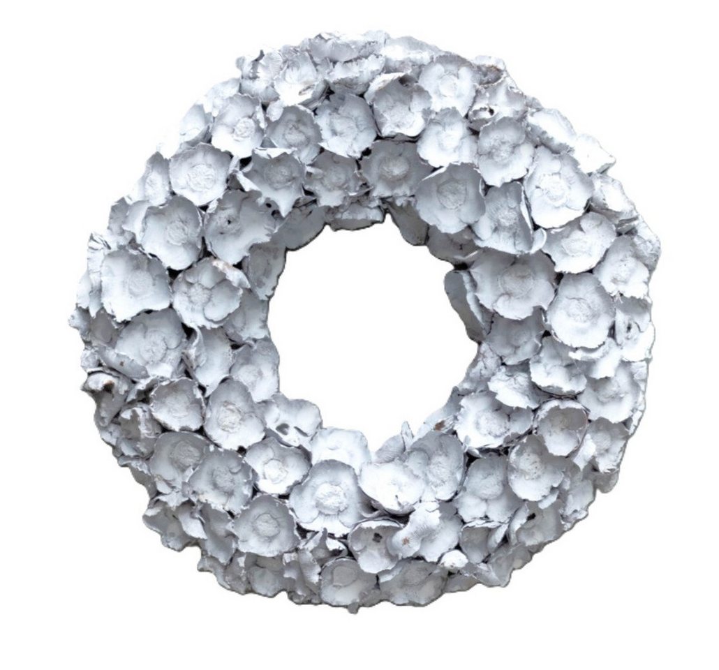 Couronne Dekokranz Kranz Deko Hängekranz Weiß Groß Naturmaterialien Landhausstil 40 cm, Naturmaterialien in Handarbeit gefertigt Couronne Dekokranz Kranz Deko Hängekranz Weiß Groß Naturmaterialien Landhausstil 40 cm, Naturmaterialien in Handarbeit gefertigt von Couronne