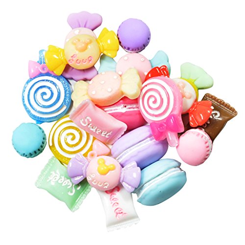 20 Stück Candy Macaron Harz Flatback Cabochons Scrapbooking DIY Handyhülle von Courtieyeardceastea