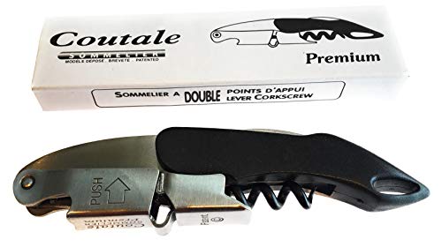 Coutale Premium Korkenzieher, schwarz von Coutale