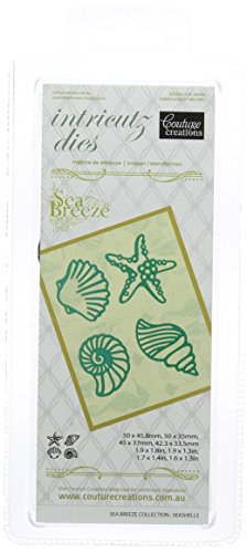 Couture Creations Sea Breeze intricutz sterben – Muscheln, schwarz von Couture Creations