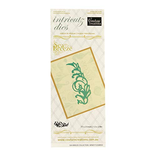Couture Creations Sea Breeze intricutz sterben – Windy Flourish, schwarz von Couture Creations