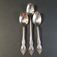 Oneida Raphael Distinction Deluxe Edelstahl Besteck Löffel 3Er-Set Hh von CoutureCollectibles1