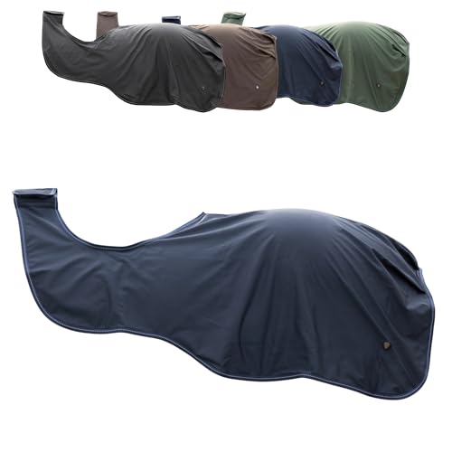 Covalliero - Ausreitdecke | Pferdedecke zum Schutz der Nierenpartie | Outdoordecke für Pferde | Übergangsdecke Pferd & Pony | wärmend & atmungsaktiv | Pferde Zubehör in Dark Navy | 145cm Covalliero - Ausreitdecke | Pferdedecke zum Schutz der Nierenpartie | Outdoordecke für Pferde | Übergangsdecke Pferd & Pony | wärmend & atmungsaktiv | Pferde Zubehör in Dark Navy | 145cm von Covalliero