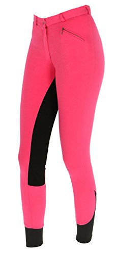Covalliero Kinder Kinderreithose Economic Dark-Rose, Größe 122 Reithose von Covalliero