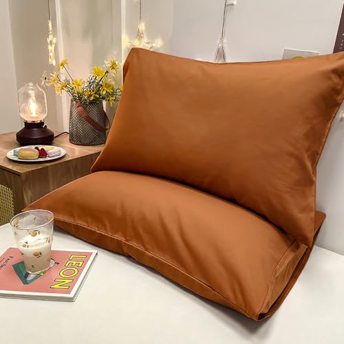 Covebett Kissenbezug 80x80cm 2er Set Karamell Braun Uni Aesthetic Kopfkissenbezug 80 x 80 Orange Unifarben Dekokissenbezug Dekorative Kissenhülle Microfaser Kissenbezüge mit Reißverschluss Covebett Kissenbezug 80x80cm 2er Set Karamell Braun Uni Aesthetic Kopfkissenbezug 80 x 80 Orange Unifarben Dekokissenbezug Dekorative Kissenhülle Microfaser Kissenbezüge mit Reißverschluss von Covebett