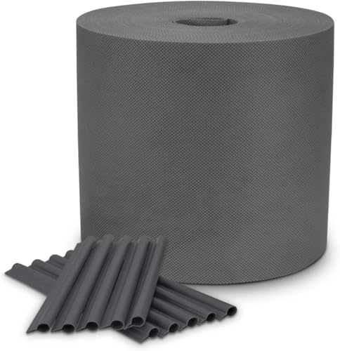 Covert It Garten Sichtschutz Zaun Graphit 19cmx33m - Sichtschutz für Zaun -Doppelstabmattenzaun Komplett 150g/m2 - Sichtschutzstreifen für Doppelstabmatten - Sichtschutz für Stabmattenzaun Covert It Garten Sichtschutz Zaun Graphit 19cmx33m - Sichtschutz für Zaun -Doppelstabmattenzaun Komplett 150g/m2 - Sichtschutzstreifen für Doppelstabmatten - Sichtschutz für Stabmattenzaun von COVER IT