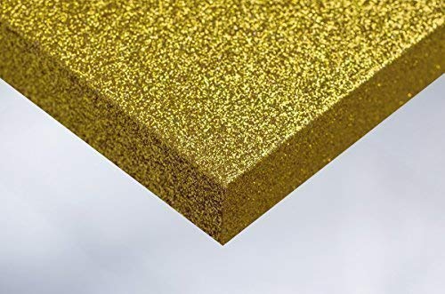 Cover Styl 28,35€/m² Premium Klebe Folie Glanz Glitzer Optik R6 - Disco GELB Deko Möbelfolie selbstklebend Struktur 122cm Breite von Cover Styl