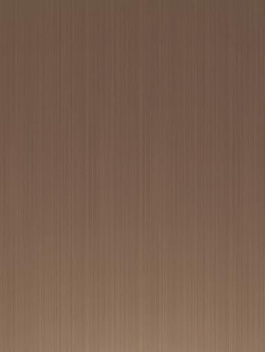 Steel-Brushed | Metalldekor Gebürstet Texturiert - Möbelfolie Selbstklebende Tapete Vinyl Folie für Möbel Wand Regal (100x122cm) Farbe NH60 - Copper - Kupfer von Cover Styl'