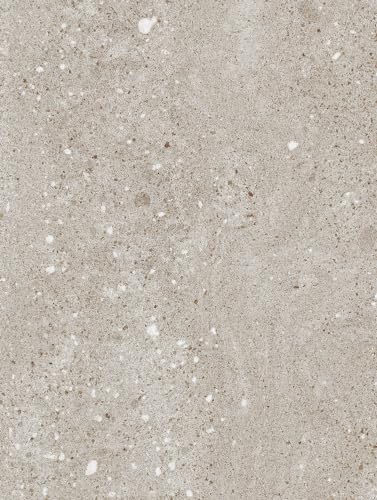 Stone-Terrazzo | Natursteindekor Texturiert - Möbelfolie Selbstklebende Tapete Vinyl Folie für Möbel Wand Regal (100x122cm) Farbe NH41 - Terrazzo Beige von Cover Styl'