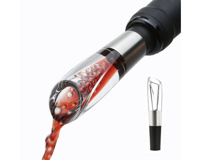 CoverKingz Dekanter Weindekanter - Dekanter für Rotwein - Weinbelüfter und Eingießer für, (2 in 1 Set, Decanter Weinbelüfter), Tropffrei und leichte Reinigung von CoverKingz