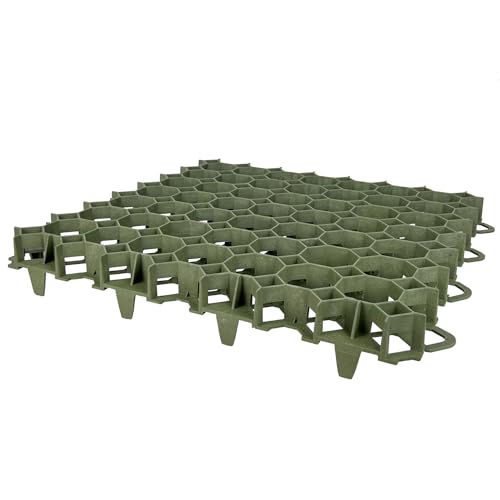 200 x Covergrid Profi Rasengitter | 50x50x4 cm | Grün │ Rasenwaben aus Kunststoff | Paddockplatten von COVERNIT
