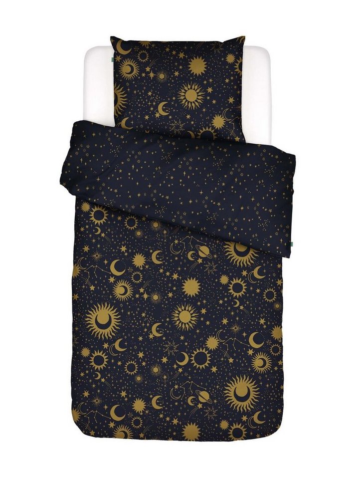 Bettwäsche Luna tic, Covers & Co, Baumwollmischung, 2 teilig, aus recyceltem Material mit Sterne & Planeten von Covers & Co
