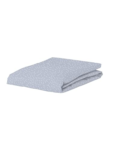 Covers & Co Spannbettlaken Sprinkle Party Streusel Muster Bio-Baumwolle Perkal (GOTS) Blau, 140x200 cm von Covers & Co