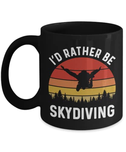 Skydiving Tasse, I'd Rather Be Skydiving, Kaffeetasse, Fallschirmspringen, Geschenke für Fallschirmspringer von Coveted Goods