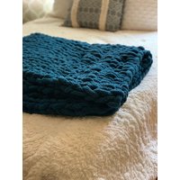 Made To Order Grobstrick Decke von CovingtonLaneShoppe