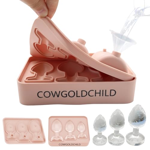 CowGoldChild Eiswürfelform Silikon mit Deckel - Eiswürfelbehälter Ice Cube Tray Silikonform Eiswürfel Lustig Gefrierform Lustige Whiskey Kaffee Cocktail Partygeschenke für Erwachsene CowGoldChild Eiswürfelform Silikon mit Deckel - Eiswürfelbehälter Ice Cube Tray Silikonform Eiswürfel Lustig Gefrierform Lustige Whiskey Kaffee Cocktail Partygeschenke für Erwachsene von COWGOLDCHILD