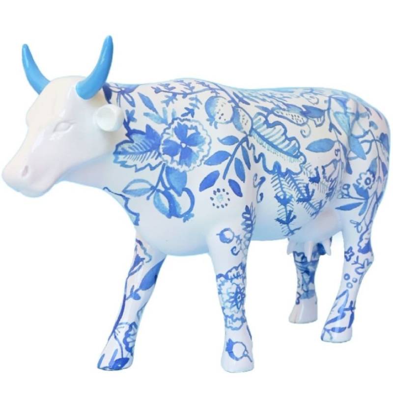 CowParade Dekofigur Mengelmoos Kuh Large 46809 von CowParade