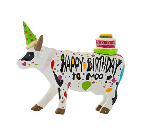 CowParade Happy Birthday to Moo! (medium Ceramic) von CowParade