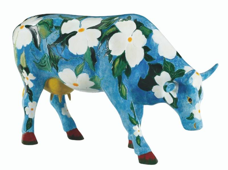 CowParade Tierfigur Cowalina Dogwood - Cowparade Kuh Large CowParade Tierfigur Cowalina Dogwood - Cowparade Kuh Large von CowParade