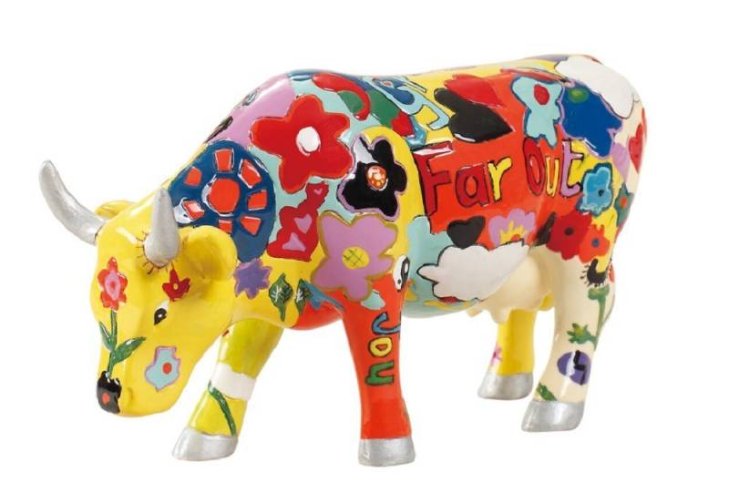 CowParade Tierfigur Groovy Moo - Cowparade Kuh Medium von CowParade
