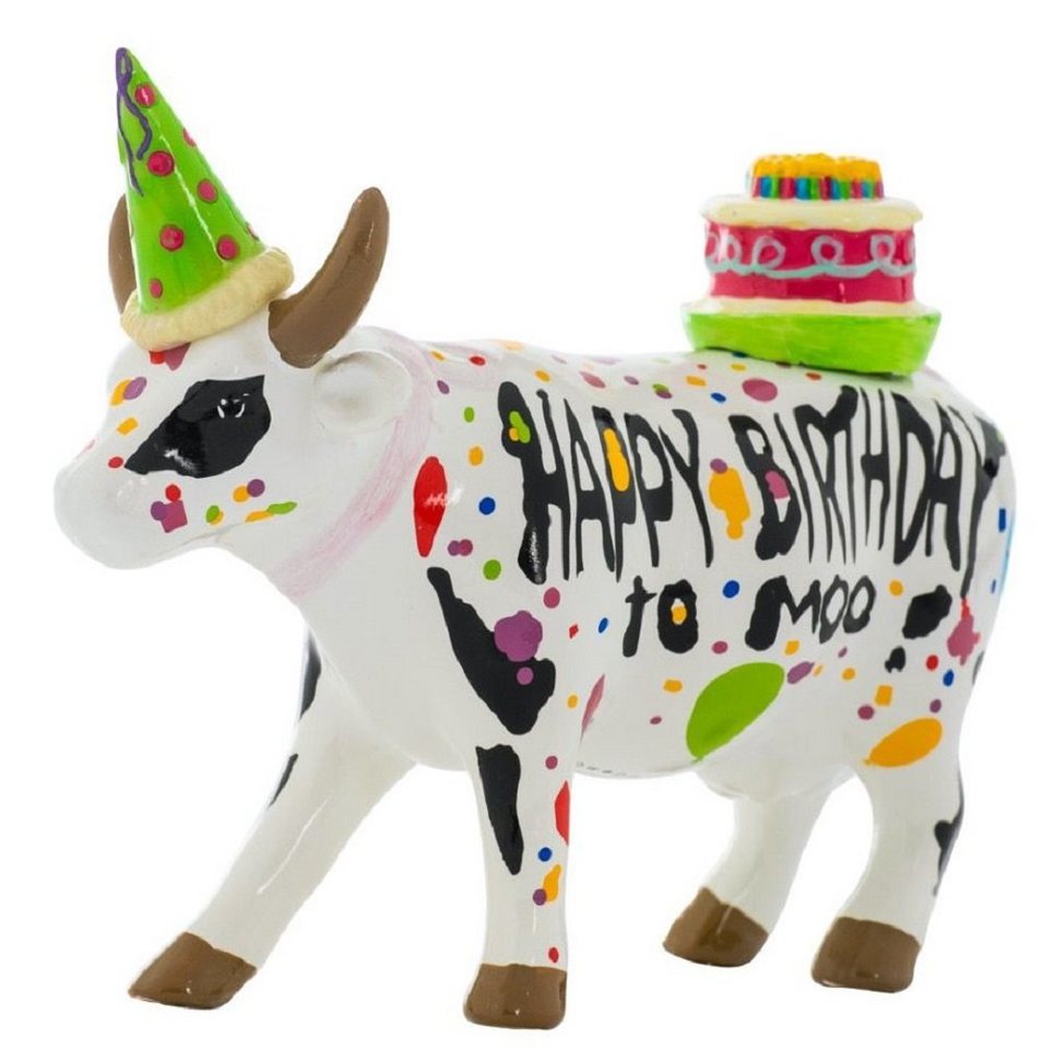 CowParade Tierfigur Happy Birthday Cow - Cowparade Kuh Medium von CowParade