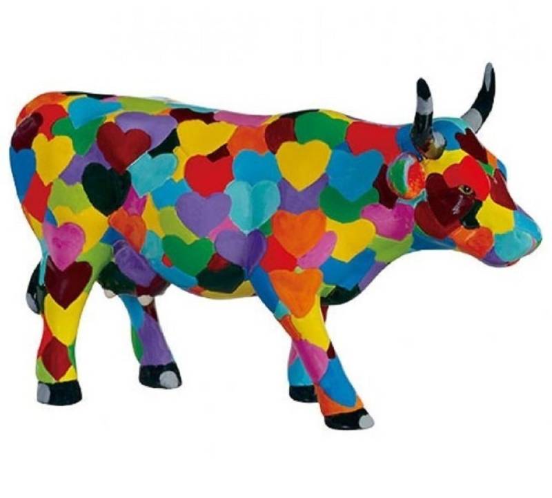CowParade Tierfigur Heartstanding Cow - Cowparade Kuh Medium CowParade Tierfigur Heartstanding Cow - Cowparade Kuh Medium von CowParade